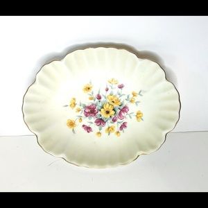 Vtg Lefton China Dish Trinket or Soap 6.5"